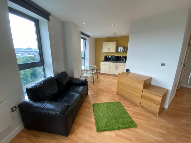 Studio Apartment<br>408 Cube, West One, 2 Broomhall Street, City Centre, Sheffield S3 7SW