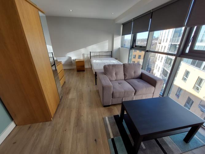 Large Studio Apartment<br>702 Cube, West One, 2 Broomhall Street, City Centre, Sheffield S3 7SW