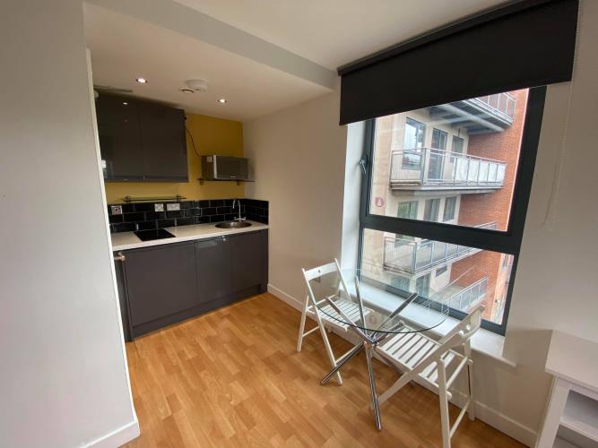 Studio Apartment<br>307 Cube, West One, 2 Broomhall Street, City Centre, Sheffield S3 7SW