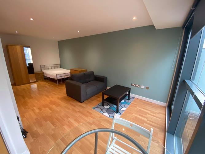 Studio Apartment WITH BALCONY<br>502 Cube, West One, 2 Broomhall Street, City Centre,  S3 7SW