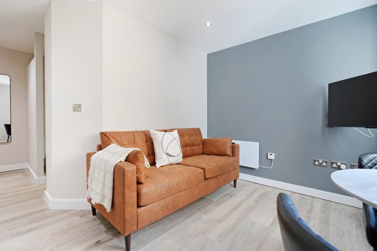 West One Refurbished Partitioned Studio Apartment<br>Apartment 604, West One, Cube, Broomhall Street, City Centre, Sheffield S3 7SW