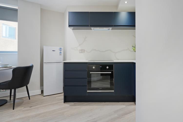 West One Refurbished Partitioned Studio Apartment<br>Apartment 604, West One, Cube, Broomhall Street, City Centre, Sheffield S3 7SW