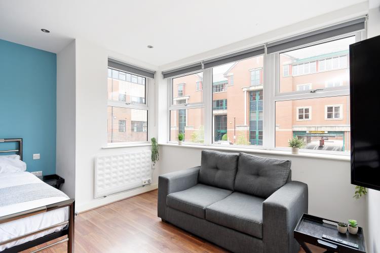 Single Studio Porterbrook<br>Apartment Porterbrook, Pear Street, Sheffield, S11, Ecclesall Road, Sheffield S11 8AW