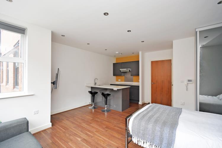 Single Studio Porterbrook<br>Apartment Porterbrook, Pear Street, Sheffield, S11, Ecclesall Road, Sheffield S11 8AW