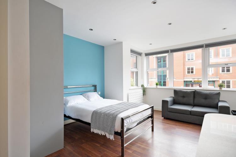 Single Studio Porterbrook<br>Apartment Porterbrook, Pear Street, Sheffield, S11, Ecclesall Road, Sheffield S11 8AW