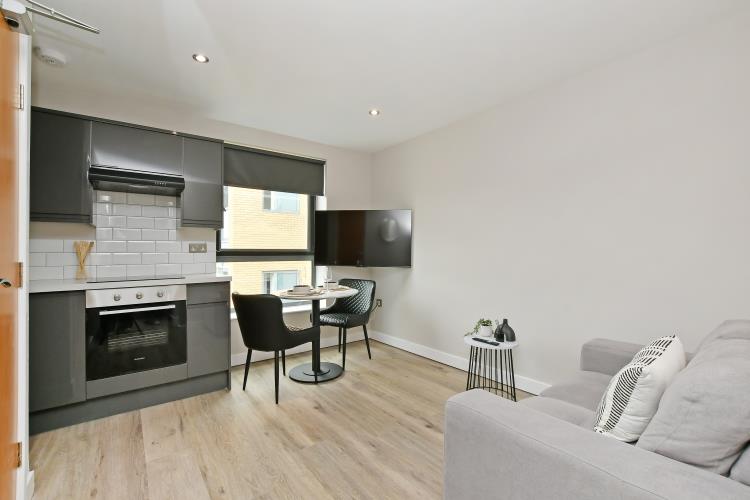 West One Refurbished Studio Apartment<br>Apartment 604, West One, Cube, Broomhall Street, City Centre, Sheffield S3 7SW