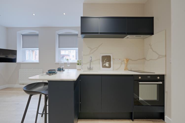 Renovated Partitioned Studio Apartment<br>6 Huttons Buildings, 146 West Street, City Centre, Sheffield S1 4AR
